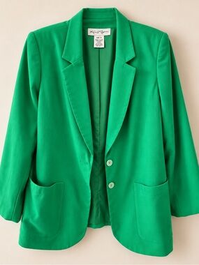 Kim Rogers Emerald Green Women's Tailored Blazer
